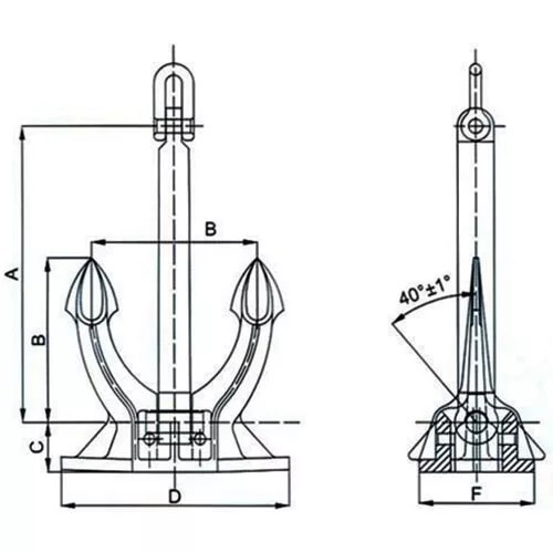 Якорь Spek марка Сталь 20, ГОСТ 30563-98 в г. Кемерово